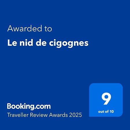 Maison d'hôtes Le nid de cigognes à Menchhoffen Extérieur photo