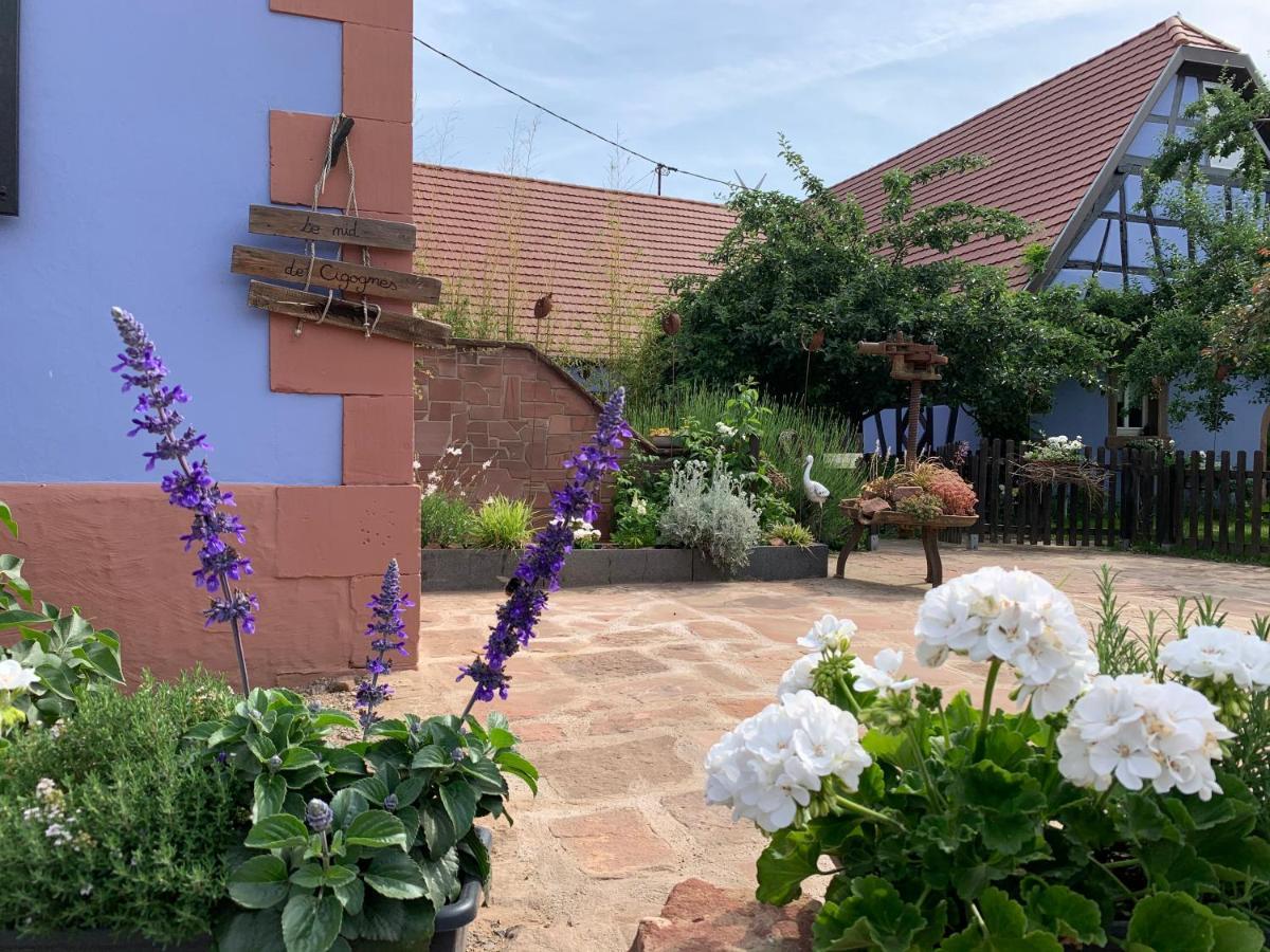 Maison d'hôtes Le nid de cigognes à Menchhoffen Extérieur photo
