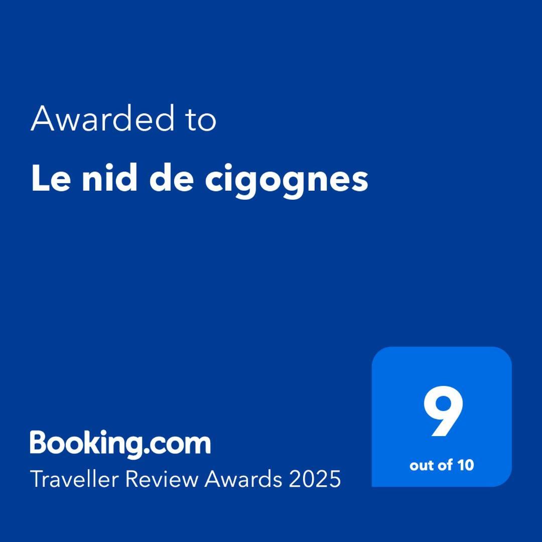 Maison d'hôtes Le nid de cigognes à Menchhoffen Extérieur photo