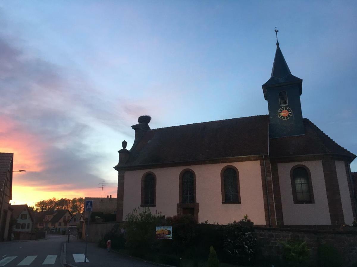 Maison d'hôtes Le nid de cigognes à Menchhoffen Extérieur photo